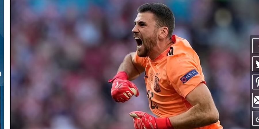 Jadi Penyelamat Usai Buat Blunder Konyol, Kiper Timnas Spanyol Dapat Pujian