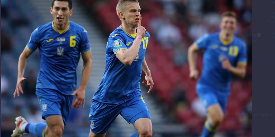 Hasil EURO 2020 - Cetak Gol Menit 121, Ukraina Lolos ke Perempat Final untuk Pertama Kali