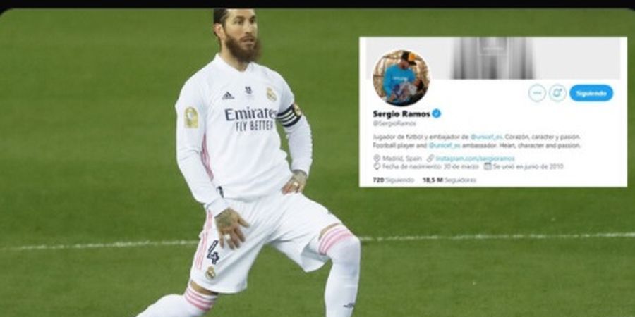 Tak Ada Nama Real Madrid dalam Profil Media Sosial Sergio Ramos