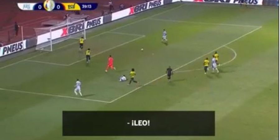  Copa America 2021 - Rekan Lionel Messi Teriak sebelum Dikasih Assist untuk Gol Pertama Argentina