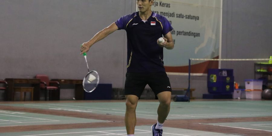 Jelang Olimpiade Tokyo 2020 - Unggul 3-0 atas Wakil Singapura, Jonatan Anggap Semua Partai seperti Final