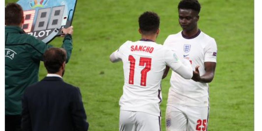 Semifinal EURO 2020 - Ganti Sancho dengan Saka, Begini Penjelasan Pelatih Inggris