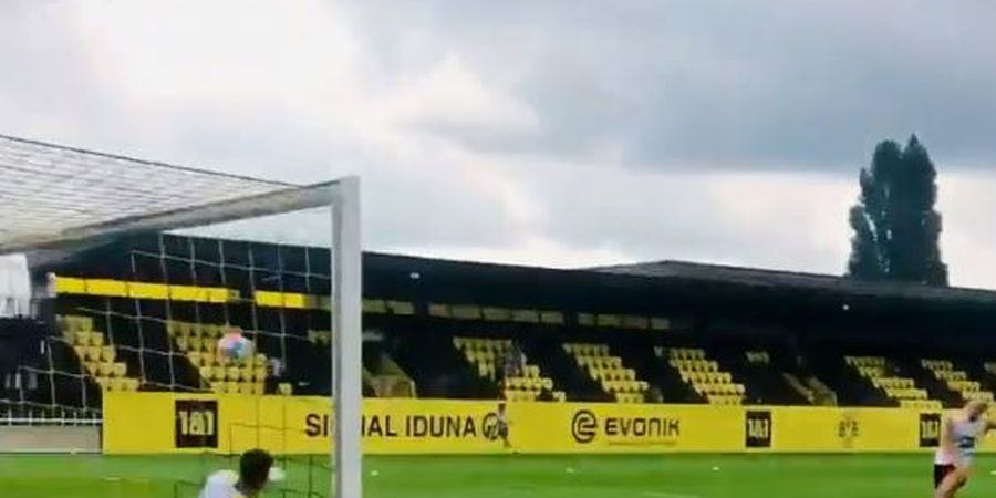 Cara Erling Haaland Eksekusi Penalti di Latihan Dortmund Jadi Impian Semua Orang