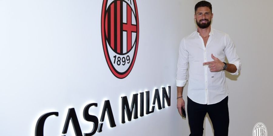 Olivier Giroud, Satu Lagi Pemain Cari Gara-gara dengan Nomor 9 AC Milan