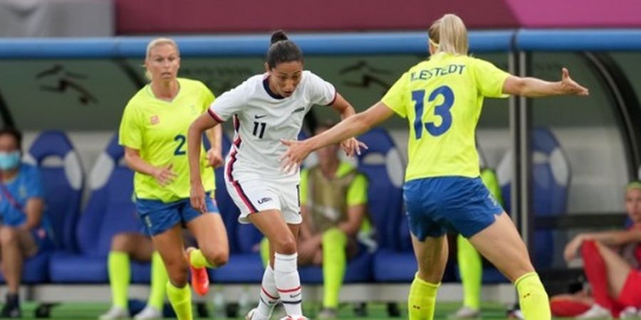 Olimpiade 2020 Cabor Sepak Bola Putri - Rekor Unbeaten Hancur di Tangan Swedia, Amerika Serikat Sakiti Diri Sendiri