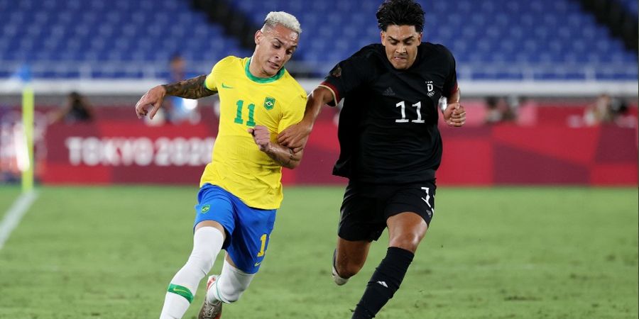 Hasil Olimpiade Tokyo 2020 - Richarlison Subur, Brasil Bikin Jerman Babak Belur