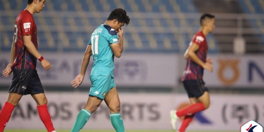 Ansan Greeners FC Vs Chungnam Asan - Asnawi Mangkualam Kembali ke Bek, Ansan Greeners Kalah Lagi