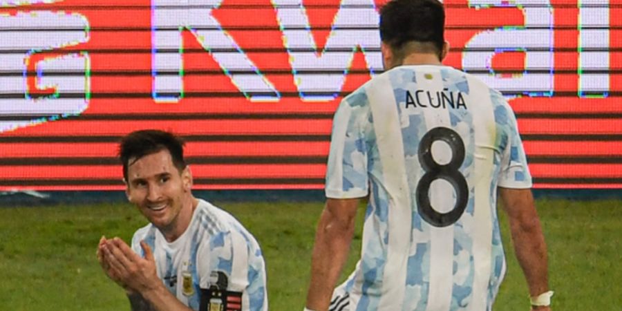 Pemain Argentina Rela Ganti Foto Anak dengan Potretnya Bareng Lionel Messi