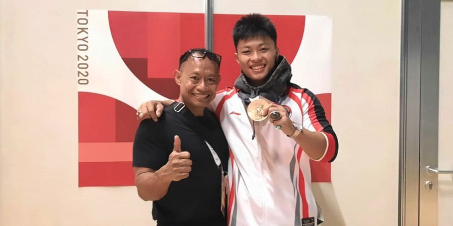 Bangganya Sang Ayah Lihat Rahmat Erwin Abdullah Raih Medali Perunggu Olimpiade Tokyo 2020