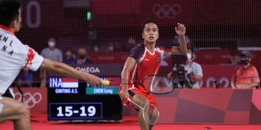 Olimpiade Tokyo 2020 - Alasan Pengalaman Anthony Tak Mempan Kalahkan Chen Long