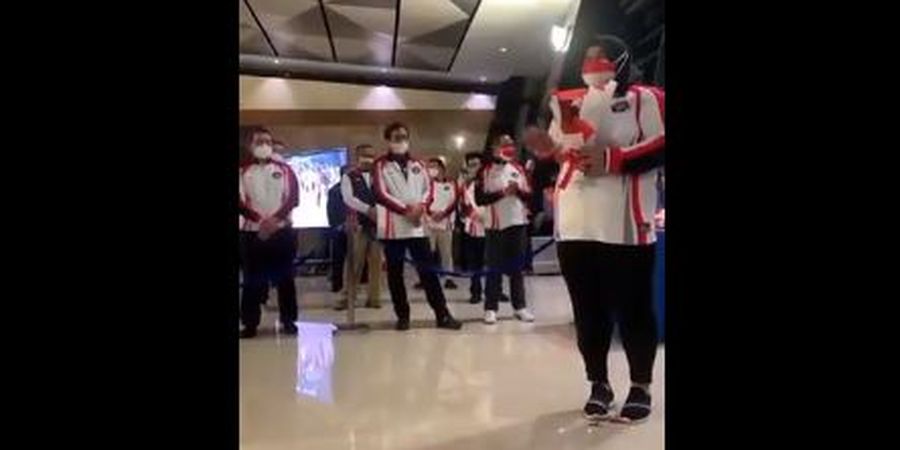 Olimpiade Tokyo 2020 - Dugaan Body Shaming kepada Nurul Akmal Warnai Penyambutan Rombongan Tim Indonesia di Bandara