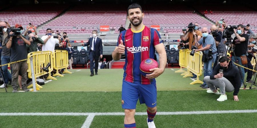 Sergio Aguero Ungkap Alasan Tolak Nomor Punggung 10 di Barcelona