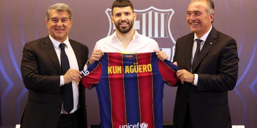 Respek, Alasan Aguero Tolak Terima Nomor Punggung Warisan Messi di Barcelona