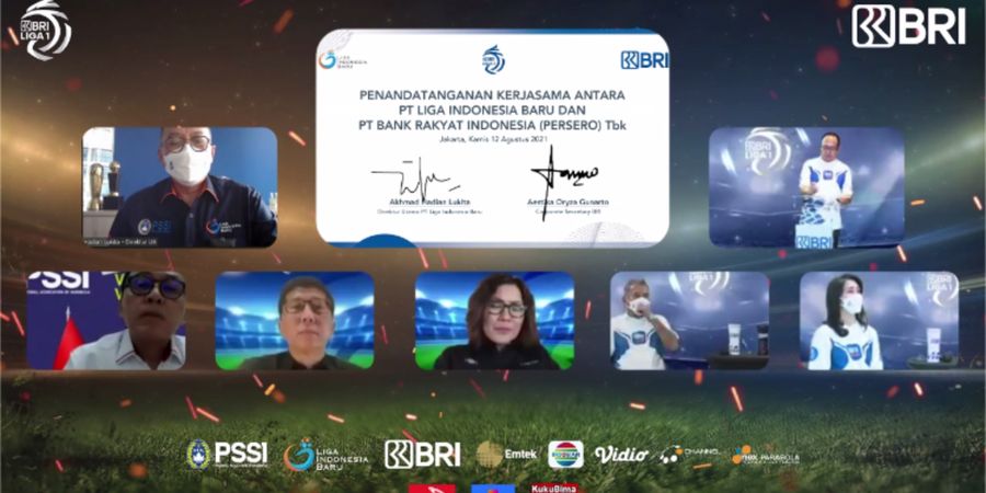 Bank BRI Resmi Jadi Sponsor Utama Liga 1 2021/2022