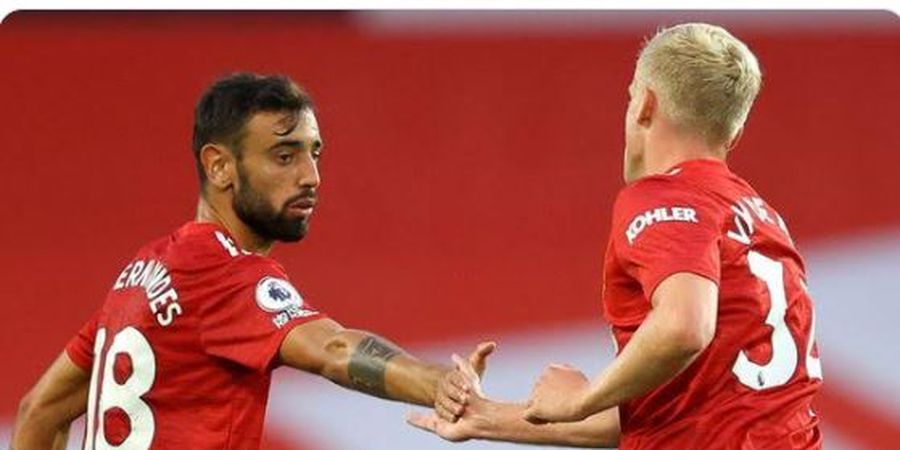 Gara-gara Bruno Fernandes, Van de Beek Ingin Tendang Semua Pintu di Old Trafford