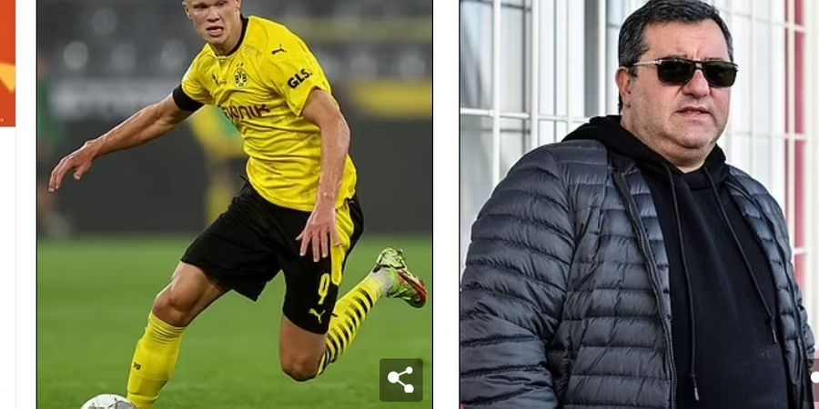 Mino Raiola Meninggal, Bos Dortmund Angkat Bicara soal Saga Transfer Erling Haaland