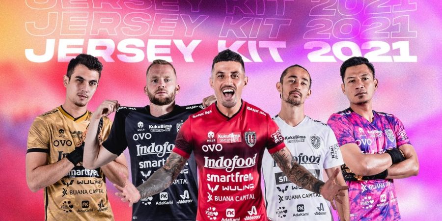 Daftar 19 Sponsor Bali United untuk Liga 1 2021/2022