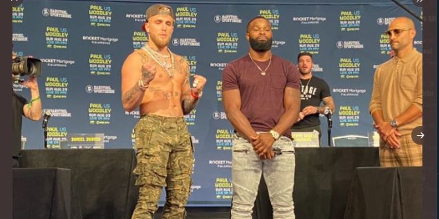 Jadwal Tinju Jake Paul vs Tyron Woodley - Adu Kuat Youtuber dan Mantan Raja UFC