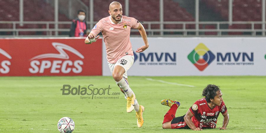 Gol Youssef Ezzejjari Bawa Persik Ungguli Borneo FC di Babak Pertama