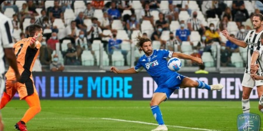 Hasil Babak I - Tanpa Cristiano Ronaldo, Juventus Tertinggal 0-1 dari Empoli