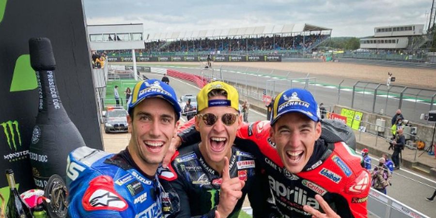 Kalahkan Rasa Takut, Alex Rins Sukses Amankan Podium Perdana