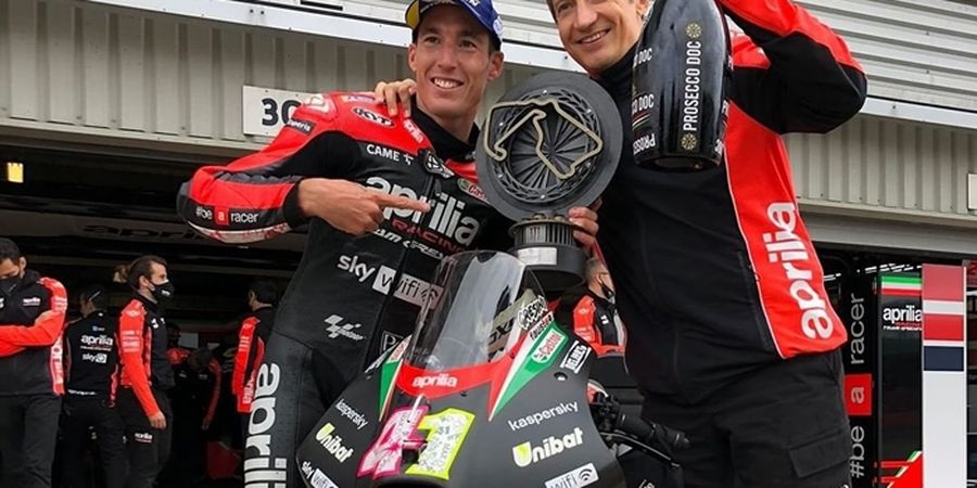 Beri Kemenangan yang Terlalu Cepat, Aleix Espargaro Diminta Bos Membalap buat Aprilia 10 Tahun Lagi