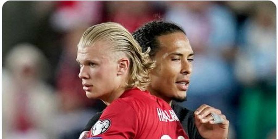 Virgil van Dijk Mengumpat ke Erling Haaland Usai Bikin Jarinya Patah