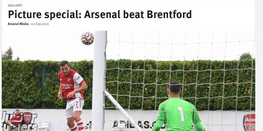 Akhirnya Arsenal Bisa Menang Juga...di Laga Uji Coba Kontra Tim C Brentford