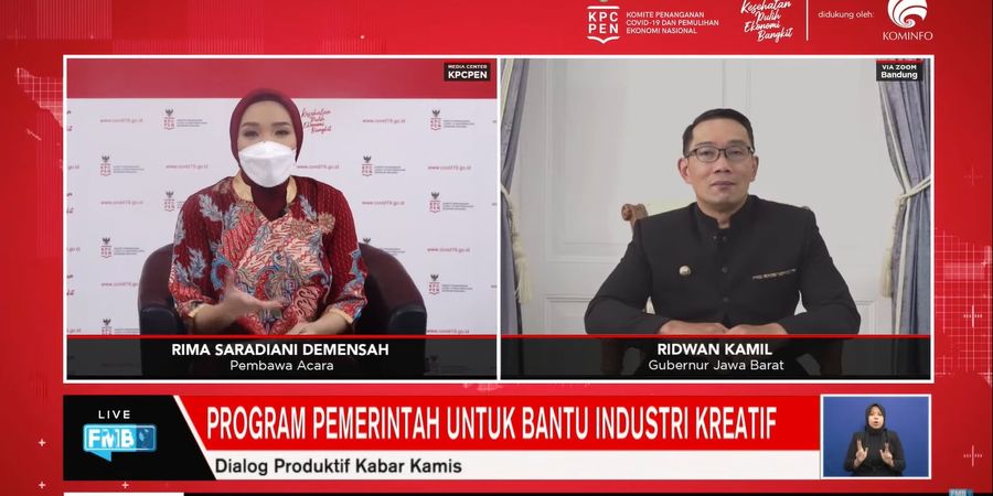 Ini Sejumlah Langkah Pemerintah untuk Bangkitkan Industri Ekonomi Kreatif di Tengah Pandemi