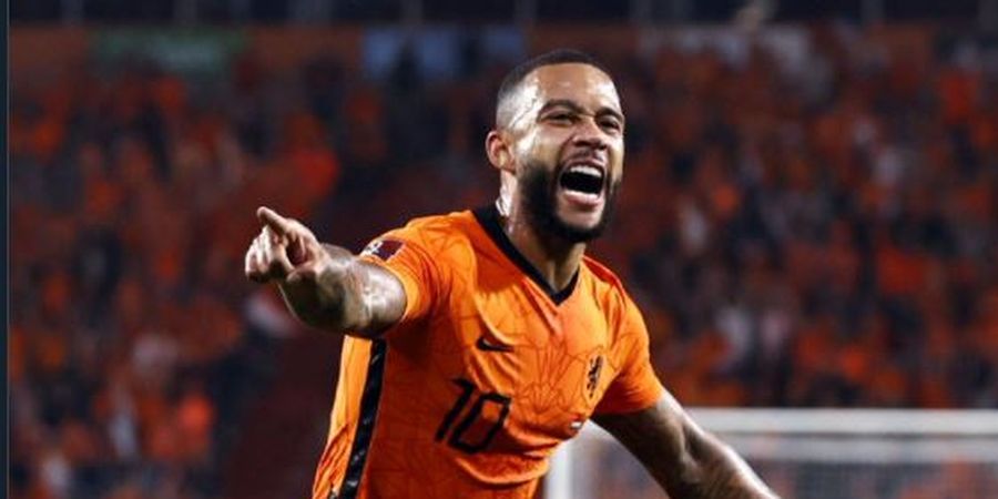 Memphis Depay Ciptakan Rekor Anyar Usai Cetak Brace ke Gawang Montenegro