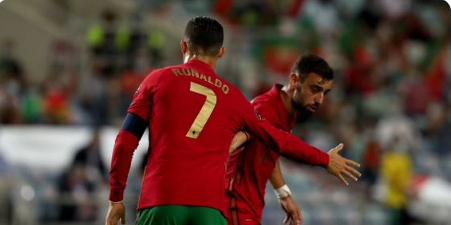 Solskjaer Ungkap Percakapan Cristiano Ronaldo dan Bruno Fernandes soal Penalti