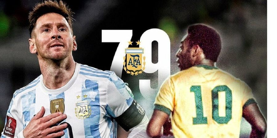 Fans Senang Messi Balas Komentar Kejam Pele dengan Gol Kaki Kanannya