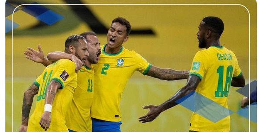 Hasil Kualifikasi Piala Dunia 2022 - Neymar On Fire, Brasil Tekuk Peru