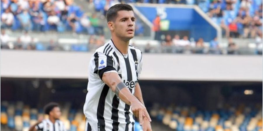 Alvaro Morata Bawa Juventus Unggul atas Napoli pada Babak Pertama