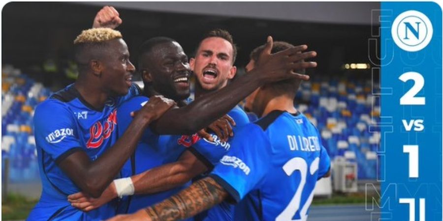 Hasil Liga Italia - Gol Telat Kalidou Koulibaly Antar Napoli Pecundangi Juventus