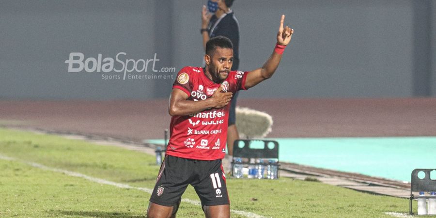 Melawan Persita Tangerang, Penyerang Bali United Targetkan Tiga poin