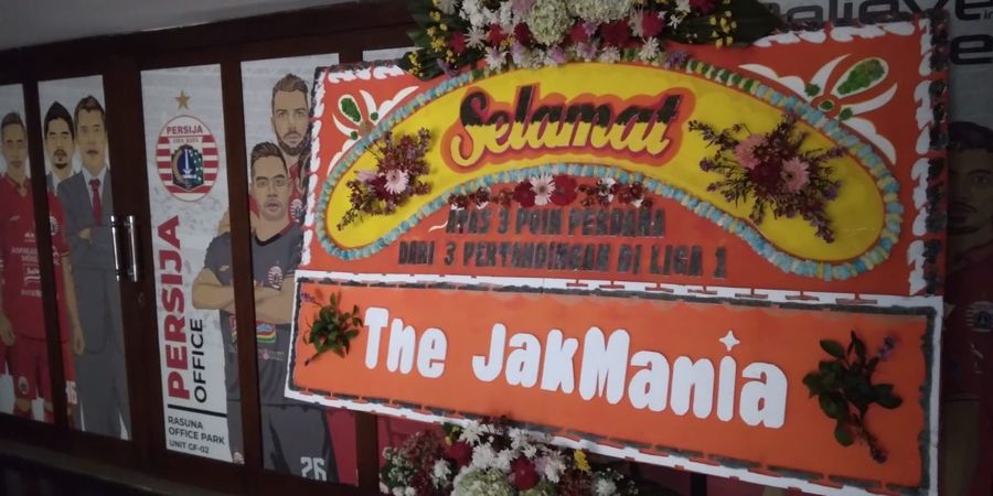 Disindir The Jak Mania Lewat Karangan Bunga, Ini Tanggapan Pelatih Persija Jakarta