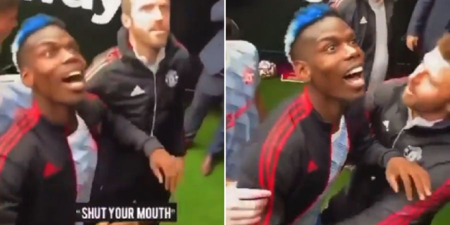 VIDEO - Michael Carrick Seret Paul Pogba yang Terlibat Konfrontasi dengan Suporter West Ham