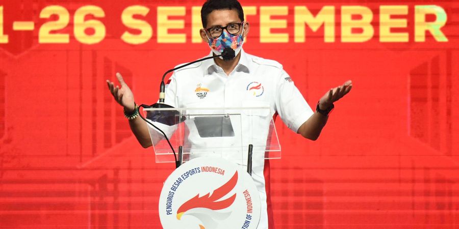 Eksibisi Esports PON XX Dibuka Oleh Menparekraf Sandiaga Uno