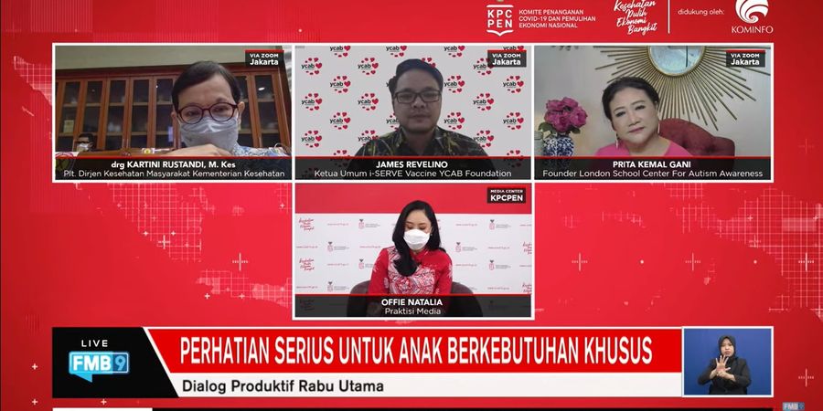 Percepat Vaksin untuk Anak Berkebutuhan Khusus, Kolaborasi Berbagai Pihak Diperlukan