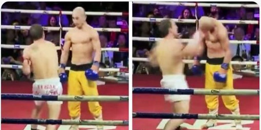 Ajaib, Rentetan Pukulan Brutal dari Petarung MMA Tak Mempan pada Biksu Ini