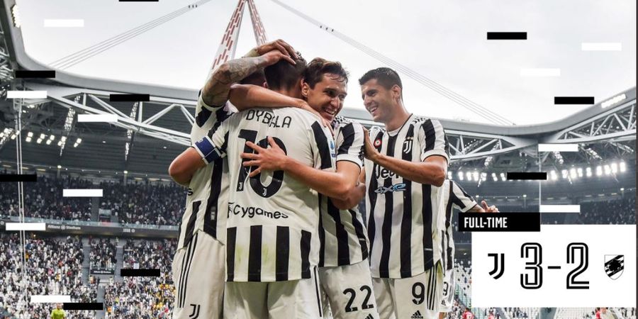 Hasil Liga Italia - Dybala Jadi Tumbal, Juventus Menang Tipis atas Sampdoria