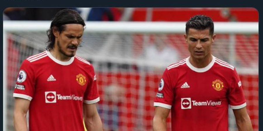 Susunan Pemain Manchester United vs Everton - Cristiano Ronaldo-Pogba Dicadangkan, Martial-Cavani Starter