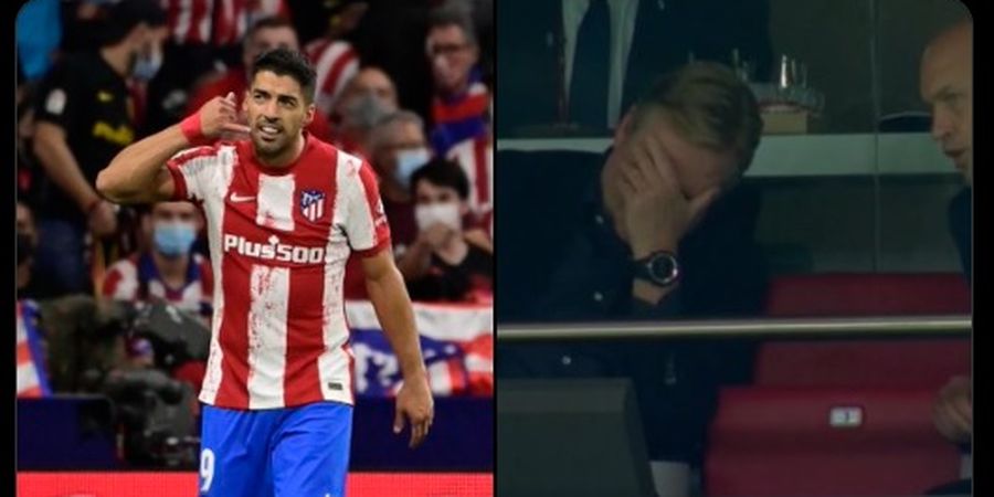 Hasil Liga Spanyol - Luis Suarez Lakukan Selebrasi Sindir Ronald Koeman, Atletico Madrid Gebuk Barcelona