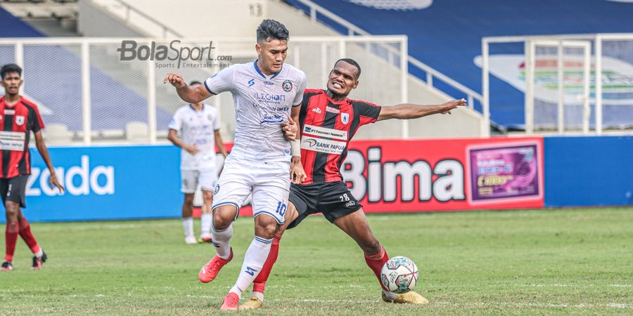 Koleksi 4 Gol di Liga 1 untuk Arema FC, M Rafli Enggan Cepat Puas