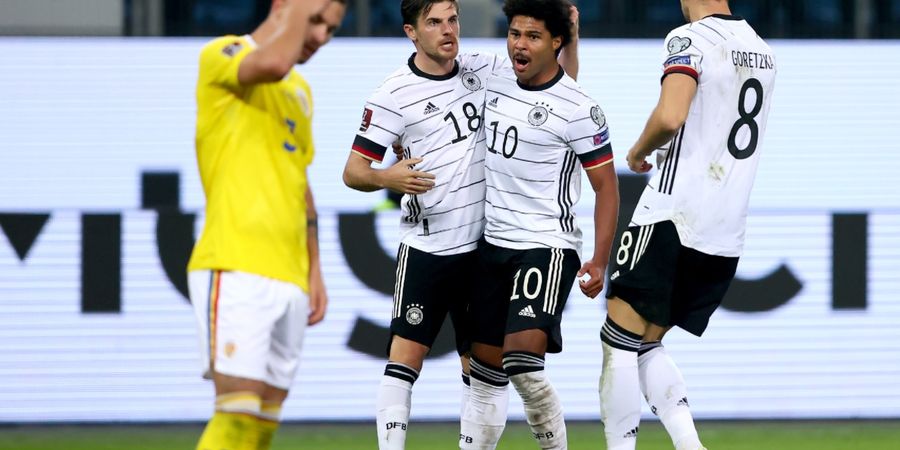 Hasil Lengkap Kualifikasi Piala Dunia 2022 - Serge Gnabry Tembus 20 Gol, Jerman Comeback Atasi Rumania