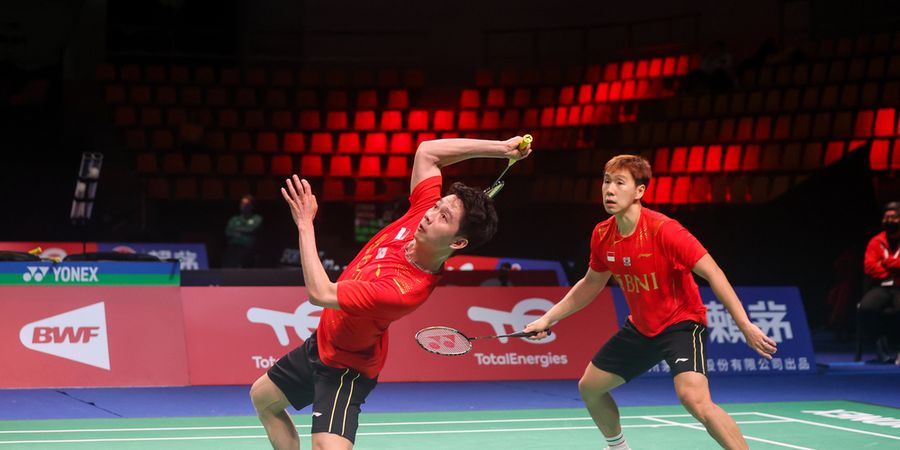 Hasil Thomas Cup 2020 - Lewat Duel Sengit, Marcus/Kevin Samakan Skor