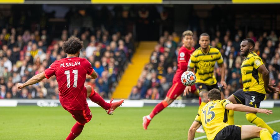 Hasil Liga Inggris - Roberto Firmino Hat-trick, Mo Salah Sejajar Didier Drogba, Liverpool Pesta Gol ke Gawang Watford