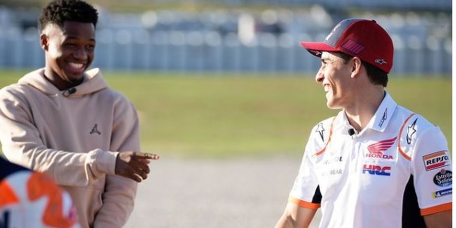 Tertarik dengan MotoGP, Ansu Fati Dapat Kejutan dari Marc Marquez