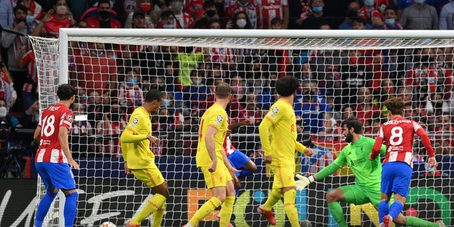 Atletico Vs Liverpool Berlangsung Sengit,  4 Gol Tumpah Pada Paruh Pertama